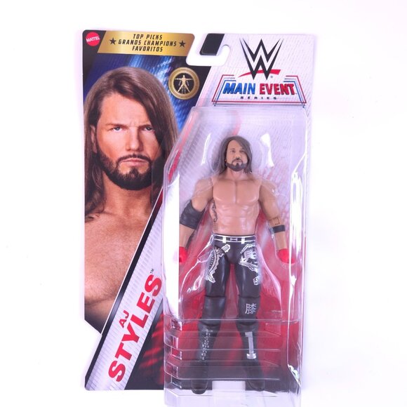 AJ Styles WWE Main Event Series Top Pick Action Figure Mattel - Picture 2 of 5